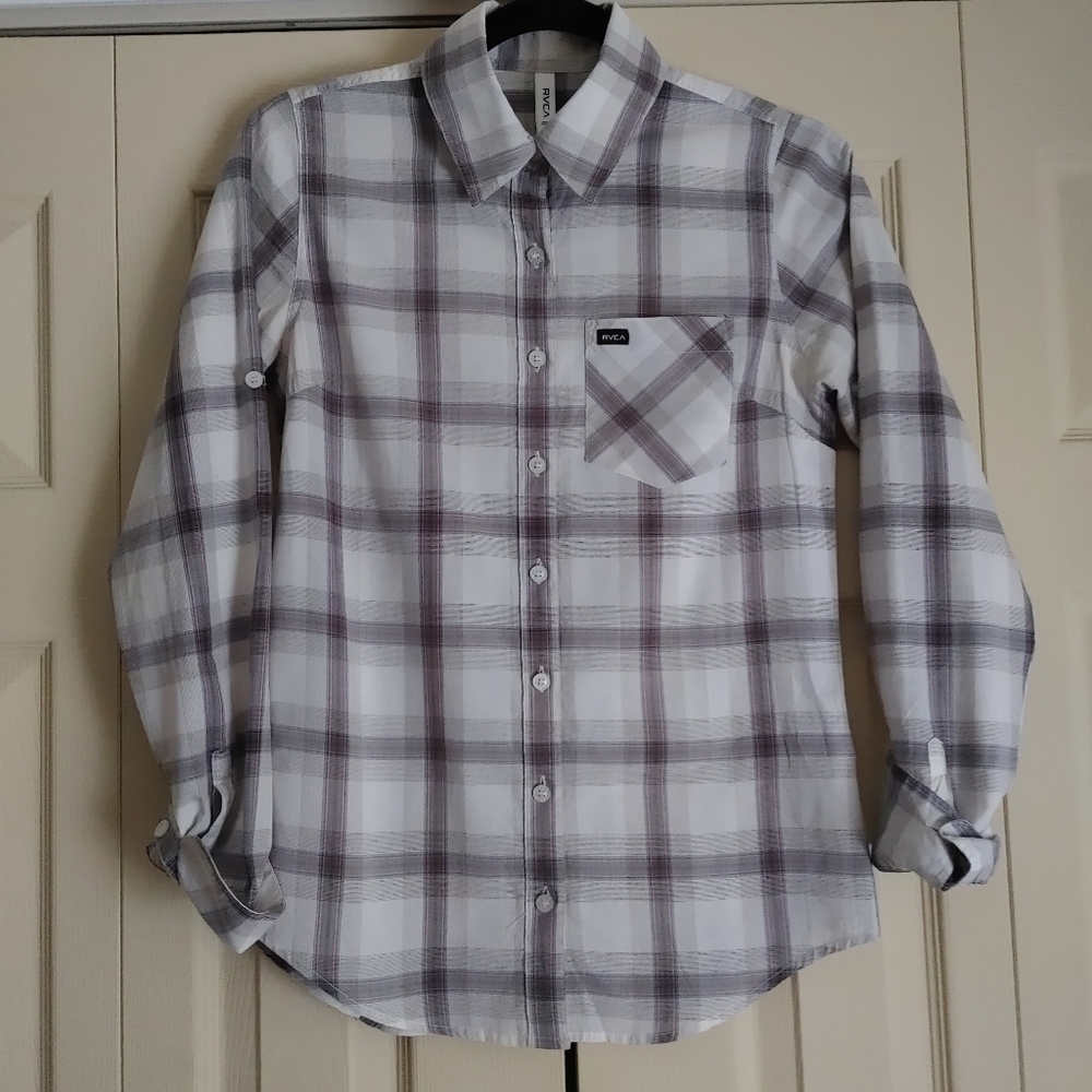 RVCA Plaid Button Down